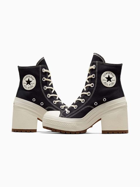 Converse trampki Chuck 70 De Luxe Heel damskie kolor czarny A05347C