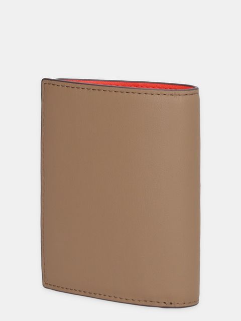 Karl Lagerfeld portfel IKON damski kolor beżowy B1W32004