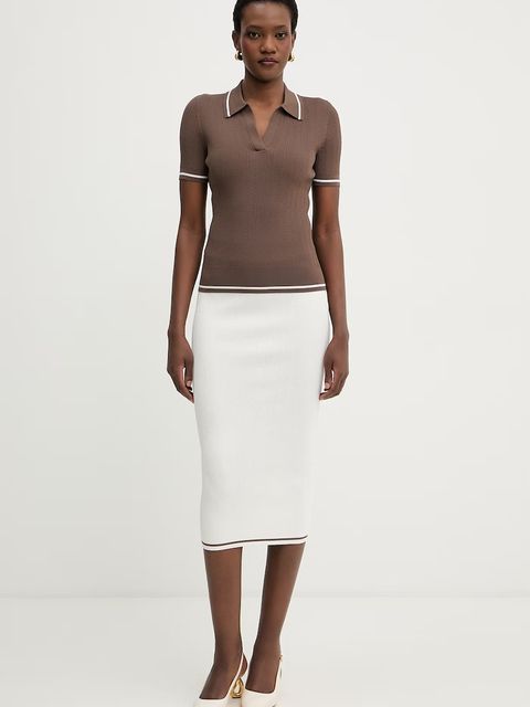 Armani Exchange spódnica z wiskozą - zdjęcie produktu nr 1