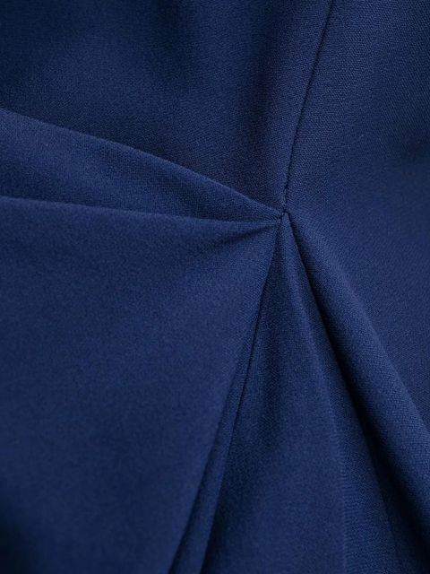 Alexander McQueen draped midi dress - Blue