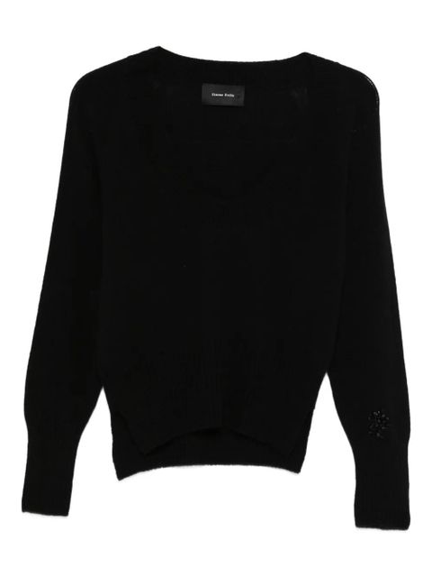 Simone Rocha long-sleeve sweater - Black - zdjęcie produktu nr 1