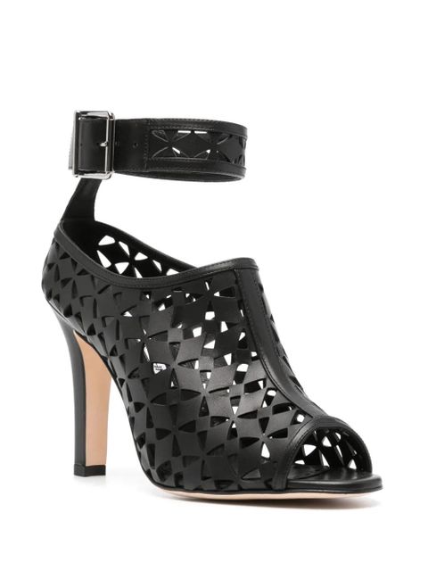 Manolo Blahnik Tingah 105mm laser-cut pumps - Black