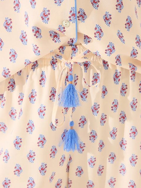 women'secret piżama damska kolor beżowy 4852090