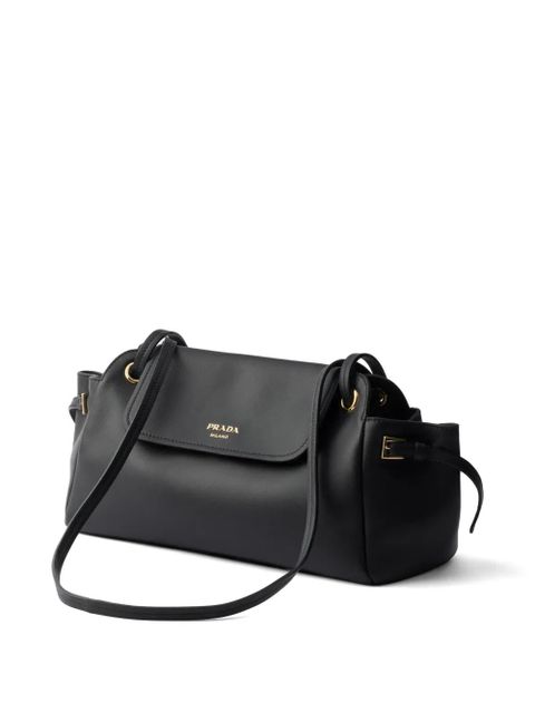 Prada Carry medium leather shoulder bag - Black