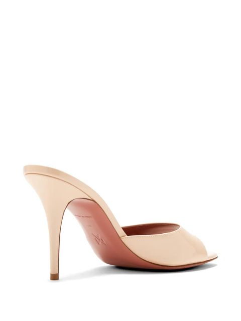 Amina Muaddi Elodie slippers - Neutrals