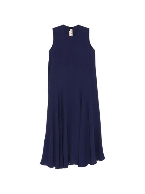 Marni crew-neck midi dress - Blue - zdjęcie produktu nr 1