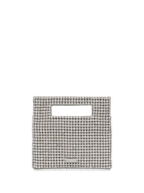 Cult Gaia Lucinda Nano crystal mini bag - Silver