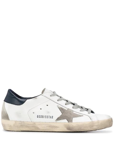 Golden Goose Super-Star distressed-finish sneakers - White - zdjęcie produktu nr 1