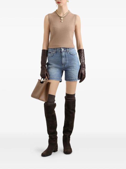 Dolce & Gabbana round-neck sleeveless top - Brown - zdjęcie produktu nr 2