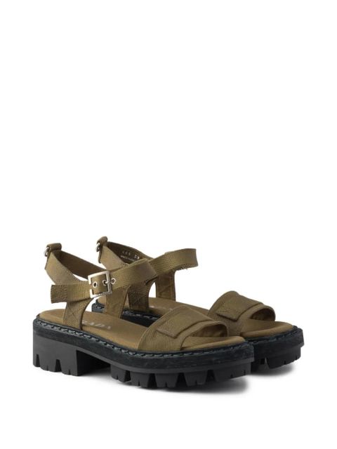 Prada strap buckled sandals - Green - zdjęcie produktu nr 2