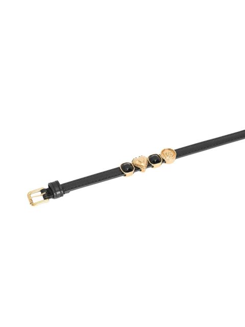 Dolce & Gabbana embellished leather choker - Black