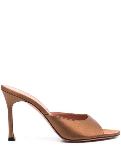 Amina Muaddi 95mm Alexa sandals - Brown - zdjęcie produktu nr 1