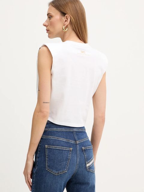 Elisabetta Franchi bluzka bawełniana - zdjęcie produktu nr 2