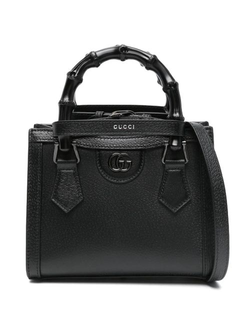 Gucci mini Diana leather tote bag - Black - zdjęcie produktu nr 1