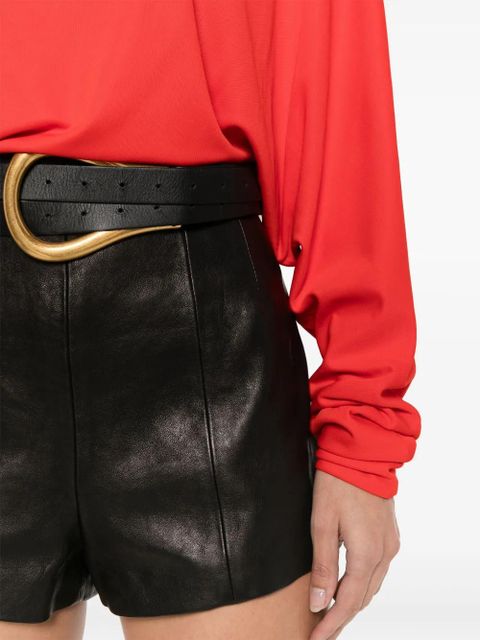 KHAITE Juno dolman-sleeve top - Red