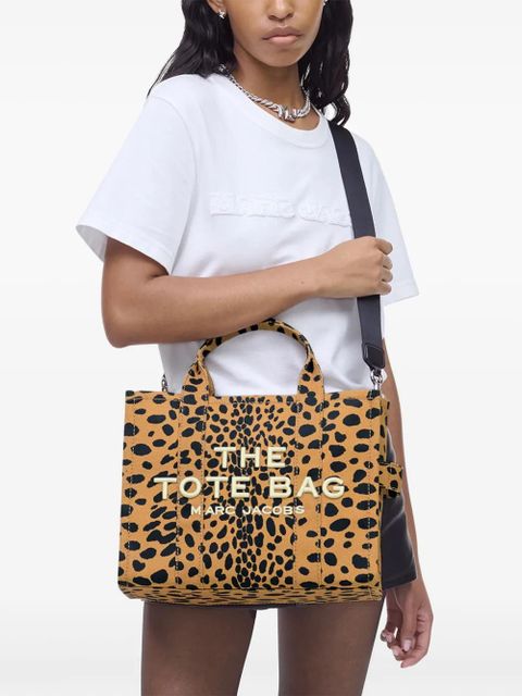 Marc Jacobs The Medium Cheetah Canvas Tote Bag - Neutrals - zdjęcie produktu nr 2