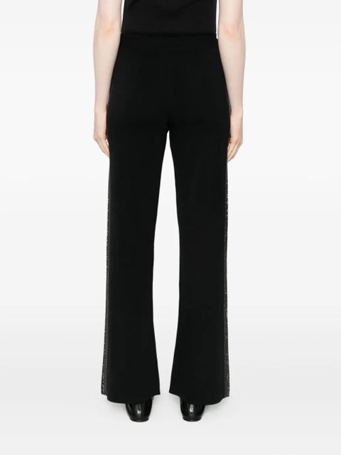 Maje rhinestone-embellished trousers - Black