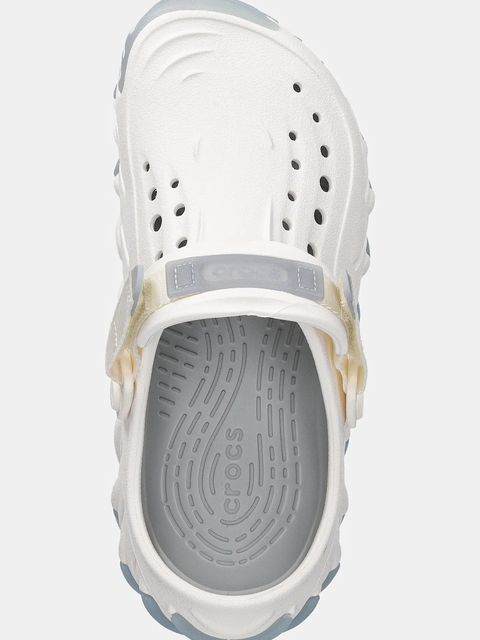 Crocs klapki Echo Icey Ro Clog damskie kolor beżowy 211458