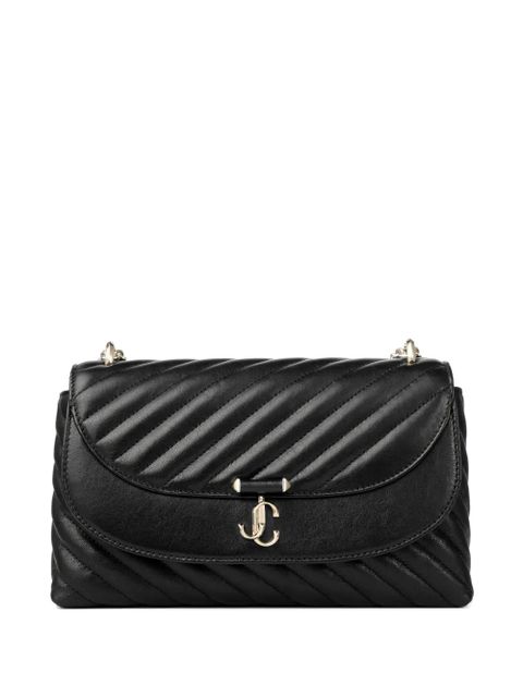 Jimmy Choo Curve logo-plaque cross-body bag - Black - zdjęcie produktu nr 1