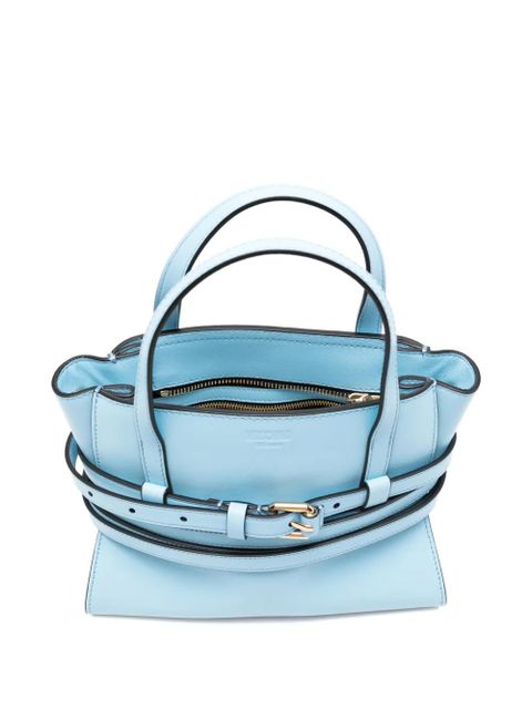Moschino buckle-strap tote bag - Blue