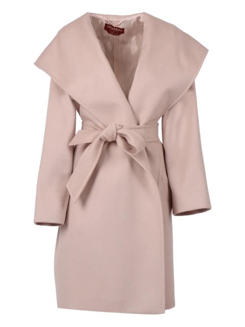 Max Mara Newmang hooded belted coat - Pink - zdjęcie produktu nr 1