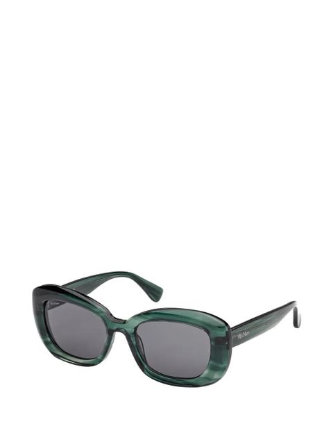 Max Mara Eyewear Elizabeth 1 oversized-frame sunglasses - Green - zdjęcie produktu nr 2