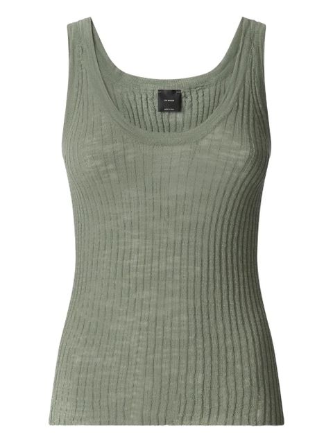 PINKO ribbed tank top - Green - zdjęcie produktu nr 1