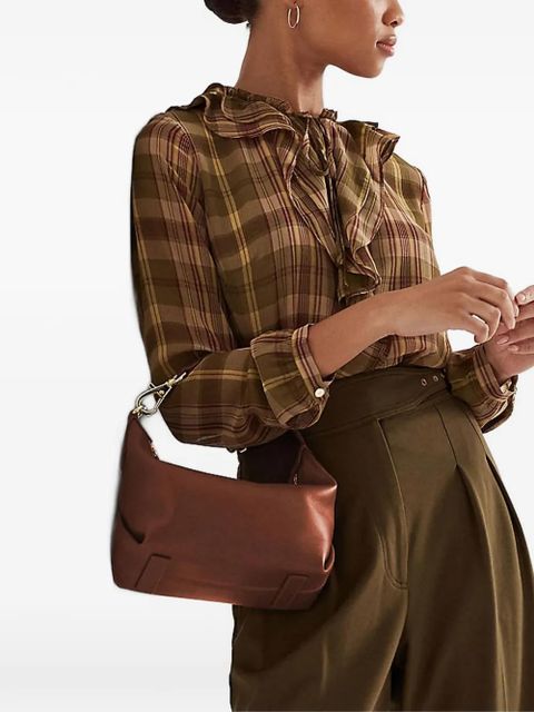 Lauren Ralph Lauren Kassie zip shoulder bag - Brown - zdjęcie produktu nr 2