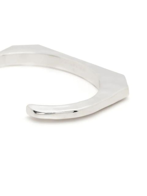 Zadig&Voltaire geometric-cut cuff bangle - Silver - zdjęcie produktu nr 2