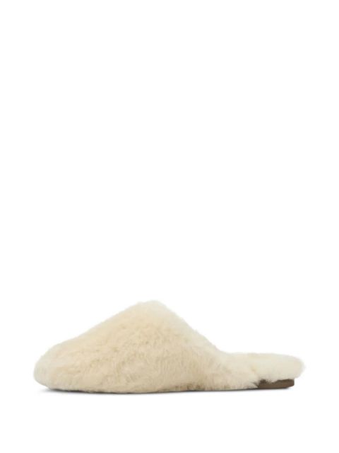 Aeyde Rega shearling slippers - Neutrals