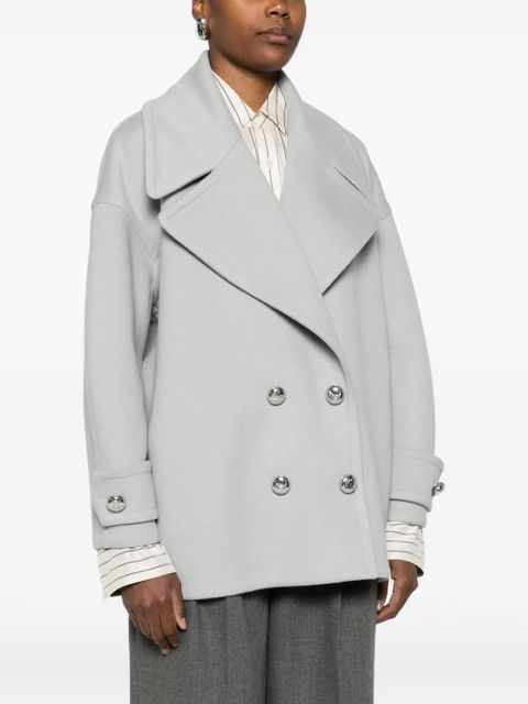 LOEWE double-breasted coat - Grey