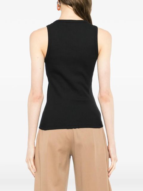 Burberry lace-up tank top - Black