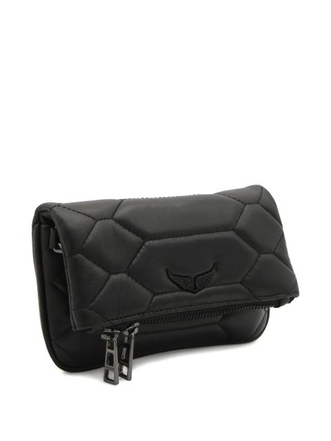 Zadig&Voltaire zip-up shoulder bag - Black