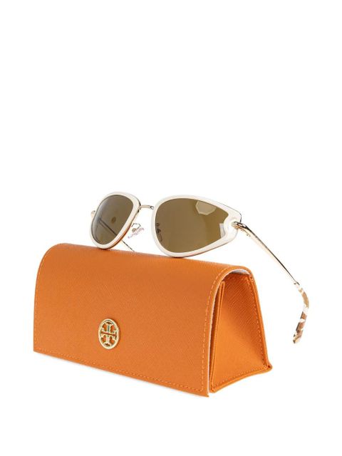 Tory Burch cat eye-frame sunglasses - Brown