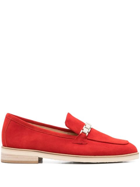 Casadei chain-detail loafers - Red - zdjęcie produktu nr 1