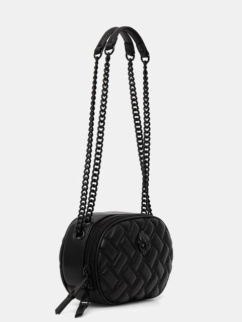 Kurt Geiger London torebka skórzana KENSINGTON kolor czarny 5011300109 - zdjęcie produktu nr 2