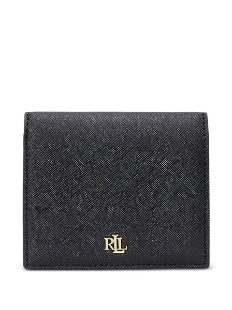 Lauren Ralph Lauren textured leather cardholder - Black - zdjęcie produktu nr 1