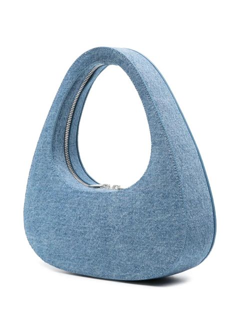 Coperni Swipe denim tote bag - Blue