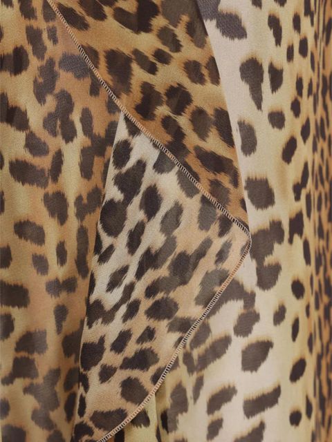Blumarine animal-print shirt - Brown