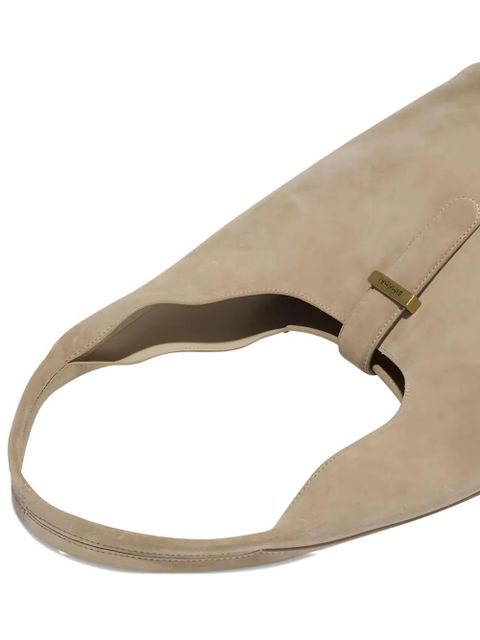 Simkhai Khai suede curved-handle shoulder bag - Neutrals - zdjęcie produktu nr 2