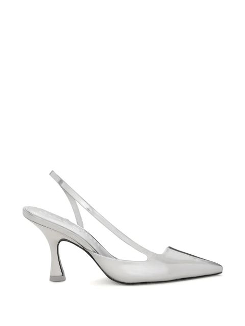Cult Gaia 89mm Persia slingback pumps - Silver - zdjęcie produktu nr 1