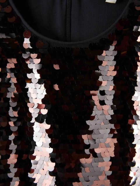 STAUD sequin sleeveless top - Black