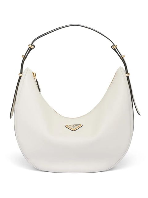 Prada Arqué leather shoulder bag - White - zdjęcie produktu nr 1