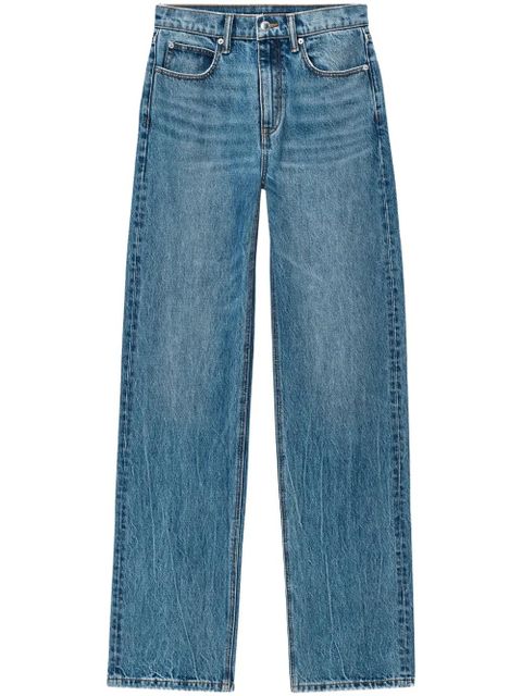 Alexander Wang mid-rise straight-leg jeans - Blue - zdjęcie produktu nr 1