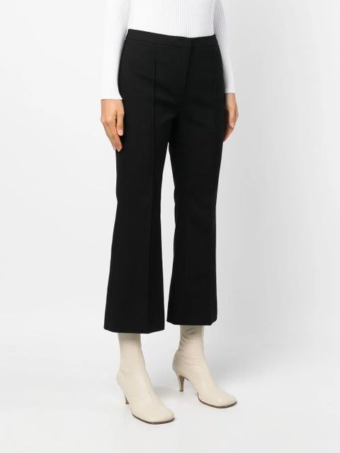 Jil Sander cropped tailored trousers - Black