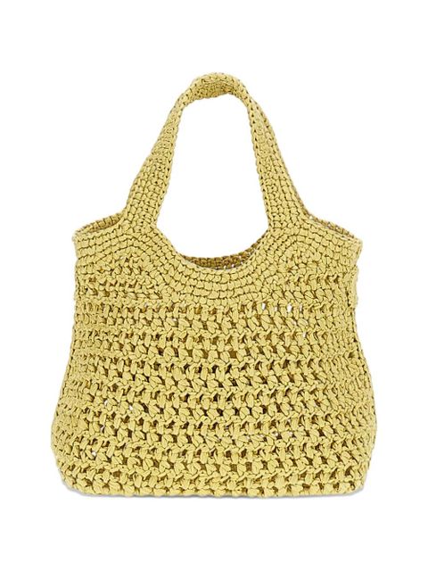 Tod's logo-patch tote bag - Yellow - zdjęcie produktu nr 2