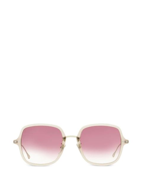 Isabel Marant Eyewear Maelle square-frame sunglasses - Neutrals - zdjęcie produktu nr 1
