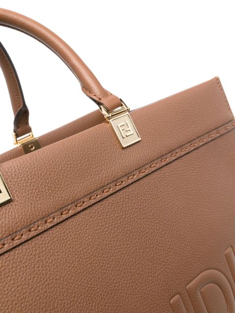 FENDI medium Sunshine leather bag - Brown