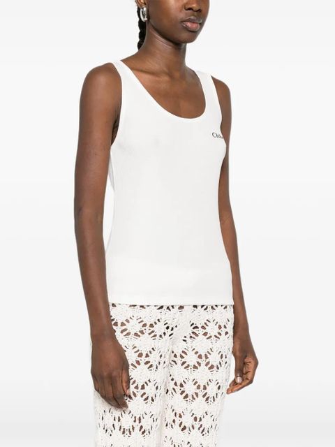 Chloé logo T-shirt - White