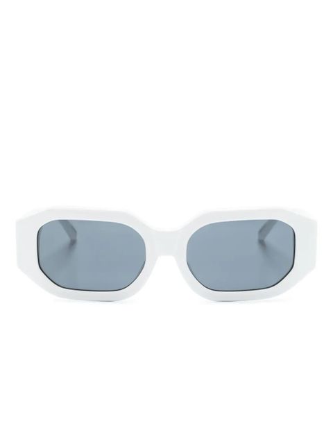 The Attico Blake rectangle-frame sunglasses - White - zdjęcie produktu nr 1